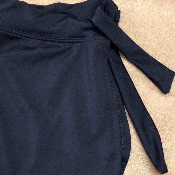 “Sarong” Swimsuit Wrap Soft Poly/Spandex ~Black - Picture 2 of 8